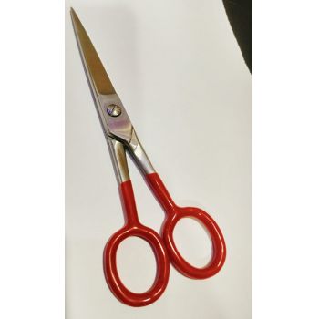 Hair Scissor For Professional Hairdressing 5 5 inches Red